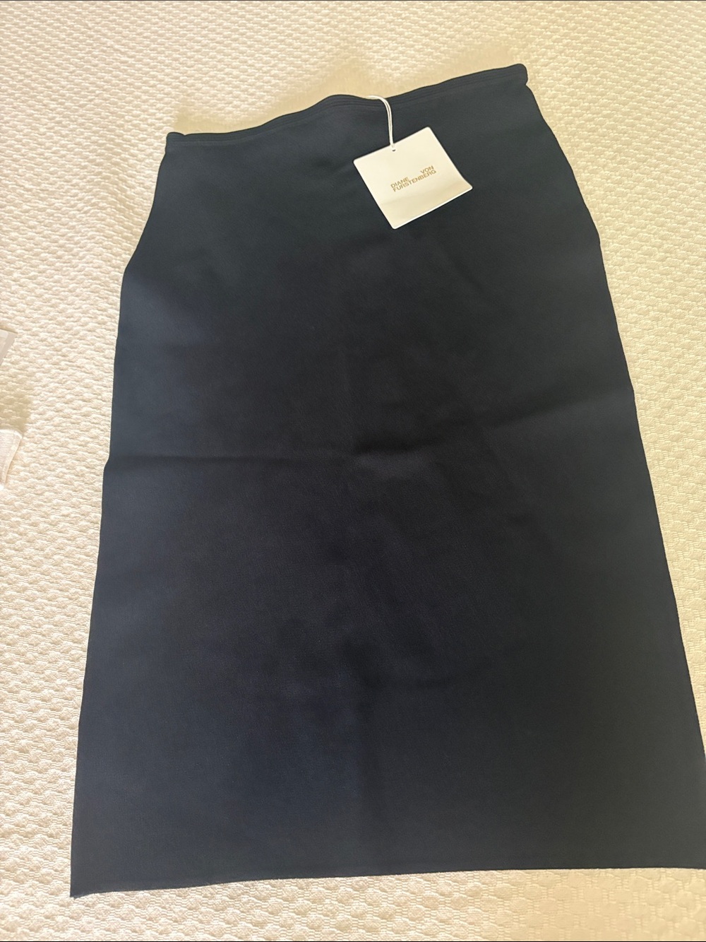 Diane Von Furstenberg Black Pencil Skirt medium